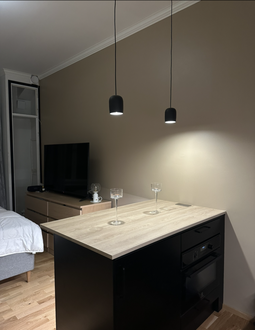 Boströmin sähkösaneerauksen työnjälkeä.